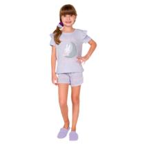 Pijama Infantil Menina Bela Notte Família Lilás Pijama Infantil Menina Bela Notte Família Lilás