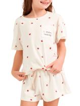 Pijama Infantil Menina Curto Cor com Amor 67575