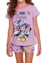 Pijama Infantil Menina Curto Mickey Mouse 49.03.0043
