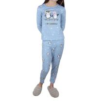 Pijama Infantil Menina Danka Floquinho Azul - 01205 Pijama Infantil Menina Danka Floquinho Azul - 01205