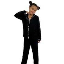 Pijama Infantil Menina Inverno Americano Blusa com Gola e Calça - c12 KATRINE Pijama Infantil Menina Inverno Americano Blusa com Gola e Calça - c12 KATRINE