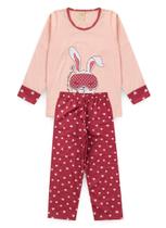 Pijama Infantil Menina Longo Coelho