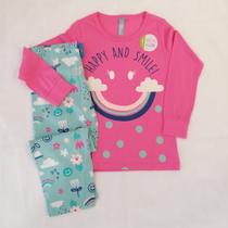 Pijama Infantil Menina Longo Meia Malha Que Brilha no Escuro da Malwee Kids Pijama Infantil Menina Longo Meia Malha Que Brilha no Escuro da Malwee Kids