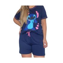 Pijama Infantil menina Manga Curta de Verão conjunto infantil curto