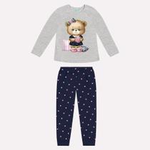 Pijama Infantil Menina Meia Malha Kyly 1000646