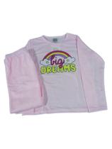 Pijama Infantil Menina Moletinho Manga Longa Roupa De Dormir Criança Conforto Feminino Pijama Infantil Menina Moletinho Manga Longa Roupa De Dormir Criança Conforto Feminino