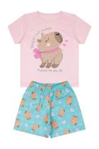 Pijama Infantil Menina Rosa - Alemara Pijama Infantil Menina Rosa - Alemara