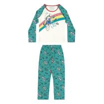 Pijama Infantil Menina Unicornio Brilha no Escuro Elian