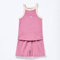 Pijama Infantil Menina Verão Regata e Short Rosa - Hering Kids
