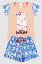Pijama Infantil Menina You Are Llamazing Pijama Infantil Menina You Are Llamazing