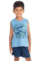 Pijama Infantil Menino Azul - Izitex Pijama Infantil Menino Azul - Izitex
