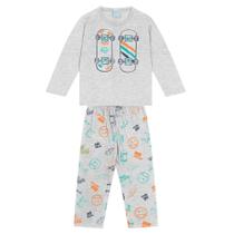 Pijama Infantil Menino Blusa e Calça Meia Malha Kyly 1000170