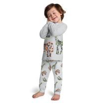 Pijama Infantil Menino Blusa Manga Longa e Calça Meia Malha Confortável Moderno Kyly 1000882