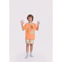 Pijama Infantil Menino Brilha no Escuro Alakazoo Ref. 19061 Pijama Infantil Menino Brilha no Escuro Alakazoo Ref. 19061