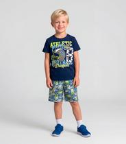 Pijama Infantil Menino Brilha No Escuro Select Azul Pijama Infantil Menino Brilha No Escuro Select Azul
