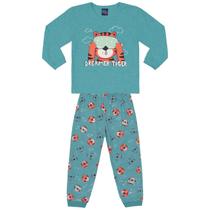 Pijama Infantil Menino de Tigre Brilha no Escuro - Kiko