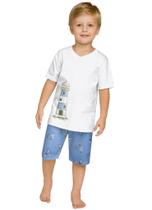 Pijama Infantil Menino em Algodão Milon Branco 10 Pijama Infantil Menino em Algodão Milon Branco 10
