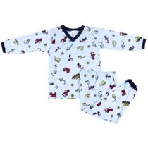 Pijama Infantil Menino Estampado dormi Algodão Manga longa