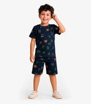 Pijama Infantil Menino Estampado Select Azul Pijama Infantil Menino Estampado Select Azul