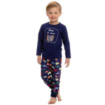 Pijama Infantil Menino Inverno Dinossauro - By Gus Pijama Infantil Menino Inverno Dinossauro - By Gus
