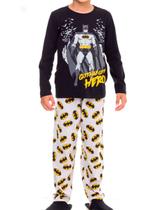 Pijama Infantil Menino Longo Batman 27.39.0006