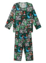 Pijama Infantil Menino Longo Dino