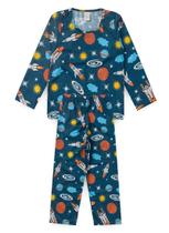 Pijama Infantil Menino Longo Espaço Pijama Infantil Menino Longo Espaço