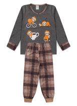 Pijama Infantil Menino Longo Preguiça