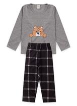 Pijama Infantil Menino Longo Urso Pijama Infantil Menino Longo Urso
