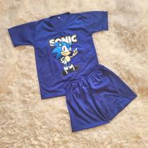 Pijama Infantil Menino Manga curta e short Super Homem Heroi