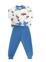 Pijama infantil menino manga longa inverno quentinho moletinho flanelado por dentro 0 a 4 anos