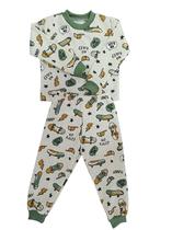 Pijama infantil menino manga longa inverno quentinho moletinho flanelado por dentro 0 a 4 anos Pijama infantil menino manga longa inverno quentinho moletinho flanelado por dentro 0 a 4 anos