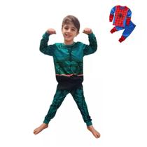 Pijama Infantil Menino pijamas masculinos de inverno Personagem pijama Algodão Manga Longa