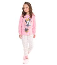 Pijama Infantil Minnie Evanilda Rosa