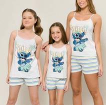 Pijama Infantil Moda feminina Lilo Stitch - Disney