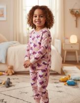 Pijama Infantil N. 01/02 Meia Estação Menina Alenice Pijama Infantil N. 01/02 Meia Estação Menina Alenice