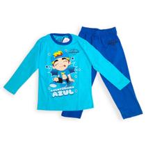 Pijama Infantil Os Aventureiros Camisa Calça Inverno Algodão
