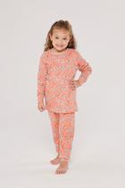 Pijama Infantil Pele De Pêssego Canelado