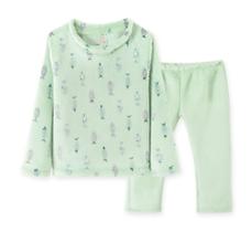 Pijama Infantil Pingo Lelê manga longa Fleece Peixe Verde