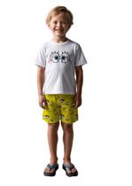 Pijama Infantil SHORT E BLUSA DAVI BOB ESPONJA Personagens Roupa De Dormir