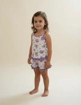 Pijama Infantil Soneca Sonho com Boneca Cor:LilásTamanho:PP Pijama Infantil Soneca Sonho com Boneca Cor:LilásTamanho:PP