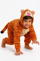 Pijama Infantil Tigre Roupa De Dormir Kigurumi Fofo Divertido Tecido Plush Quentinho Confortável Pijama Infantil Tigre Roupa De Dormir Kigurumi Fofo Divertido Tecido Plush Quentinho Confortável