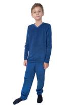 Pijama infantil Unissex de inverno Quentinho Tamanho 14 Soft/Fleece