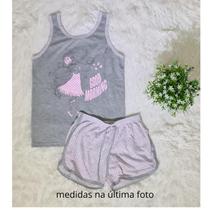 Pijama Infanto Juvenil Adulto em Malha Premium Curto