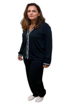 Pijama Inverno Feminino Americano Liso