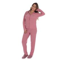 Pijama Inverno Feminino Canelado Americano Victory