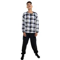 Pijama Inverno Fleece Masculino