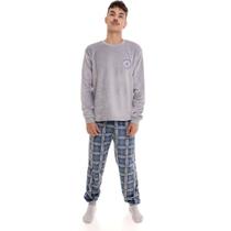 Pijama Inverno Fleece Masculino