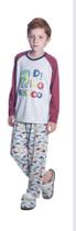 Pijama Inverno Infantil Estampa Dino