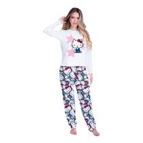 Pijama inverno Kaka Adulto HELLO KITTY V de frio Feminino Roupa De Dormir Pijama inverno Kaka Adulto HELLO KITTY V de frio Feminino Roupa De Dormir